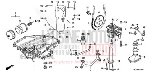 OIL PAN/OIL PUMP CB1100CAJ de 2018